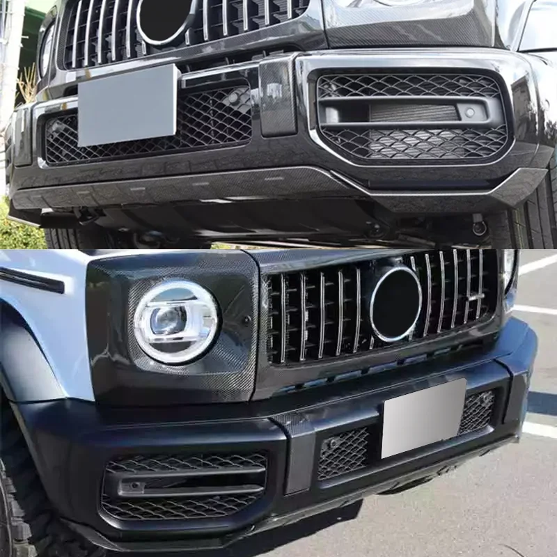 Style Front Bumper Spoiler for Benz G-class W464 W463a G63 Front Lip Car Exterior Accessories