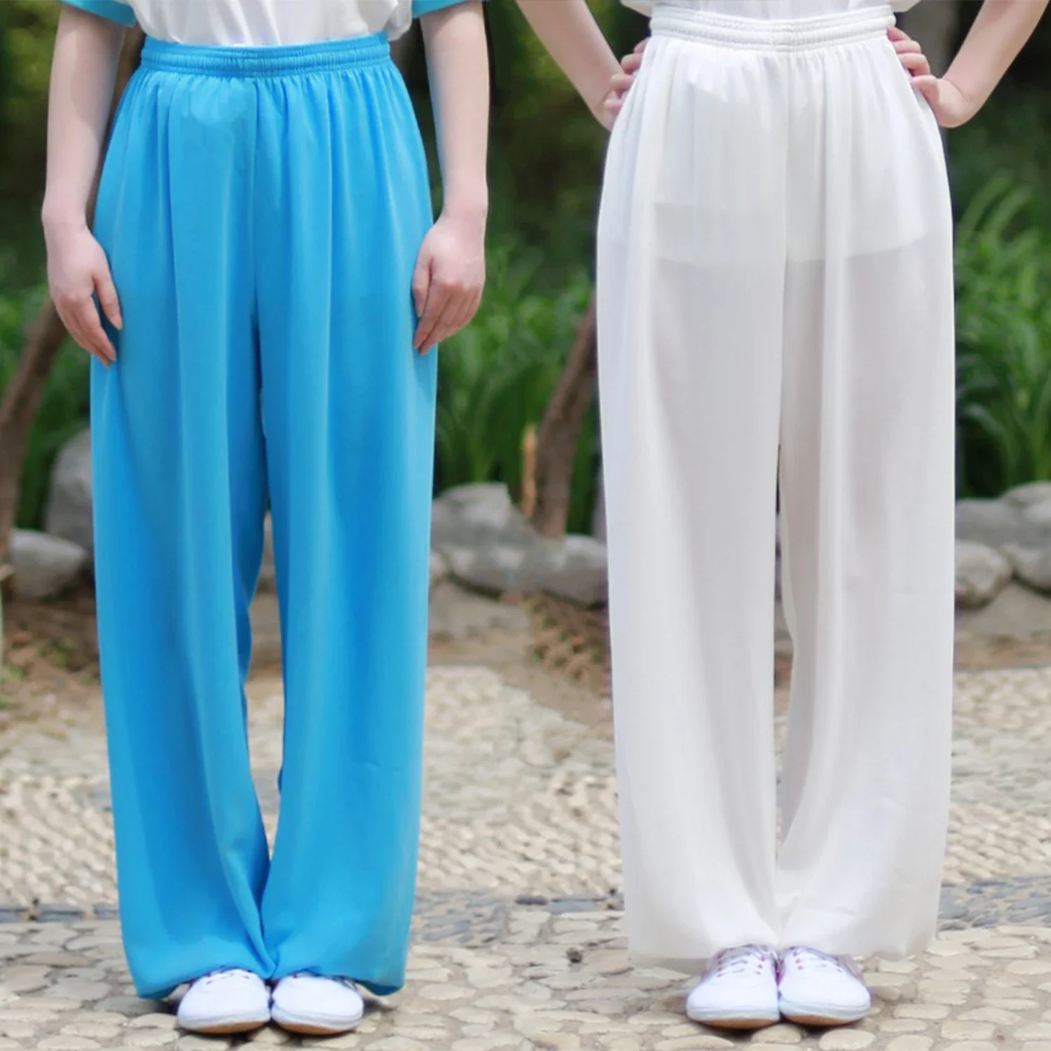 

Tai Chi Pants Kung Fu Martial Art Pants Yoga Pant Linen Yarn Yoga Pants Trousers Taiji Lounge Pant Quick-Drying Elastic Waist