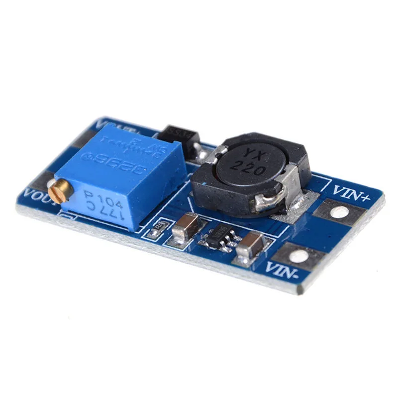 

10pcs MT3608 DC DC Boost Converter 2A Step Up Module 3V 5V to 5V 9V 12V 24V Adjustable for Arduino Power Bank
