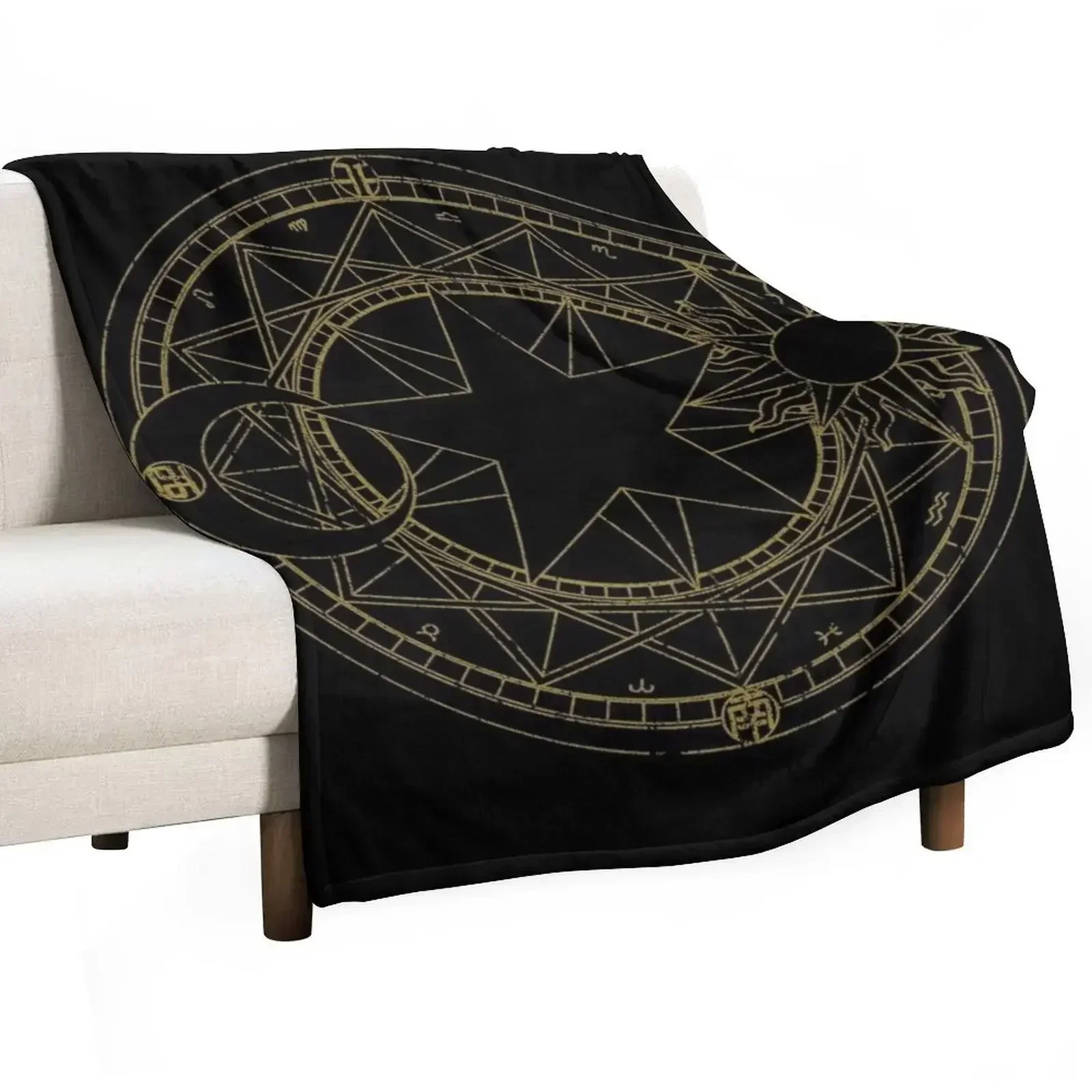 Sakura's Magic Circle Throw Blanket Designers Flannels Blankets