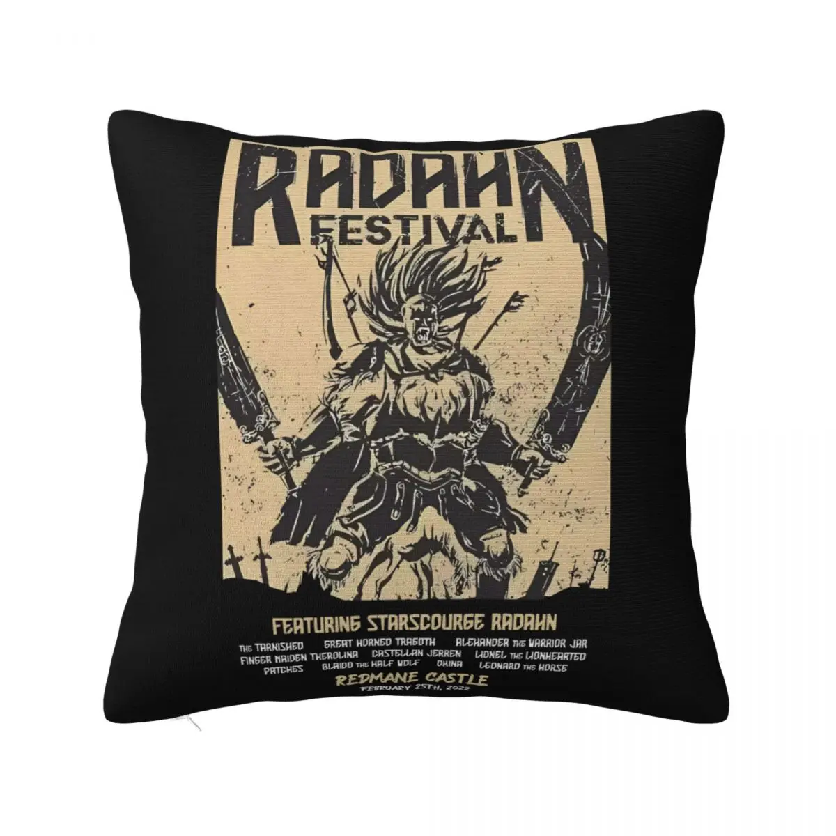 Eldened Ringed Radahn Pillows Home Decoration Pillow Covers Decorative Pillow Case Pillow Cover