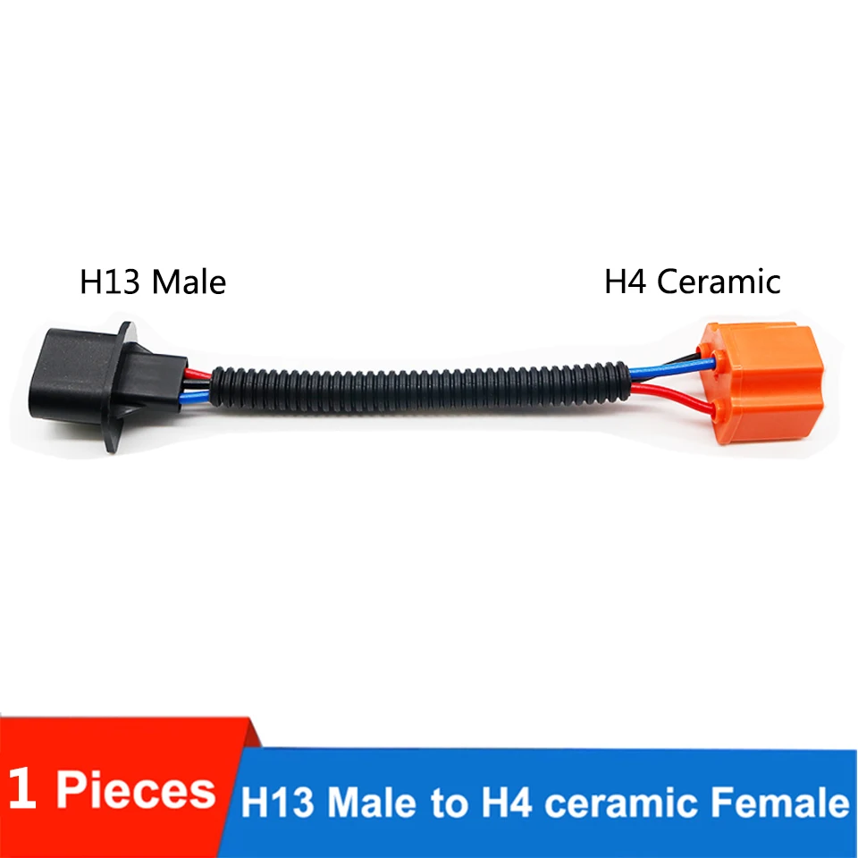 1PC H11 9005/9006 9007 H4 H13 adapter Male Female Conversion Connector Wiring Harness Headlight Fog Light Plug Cable Socket Wire