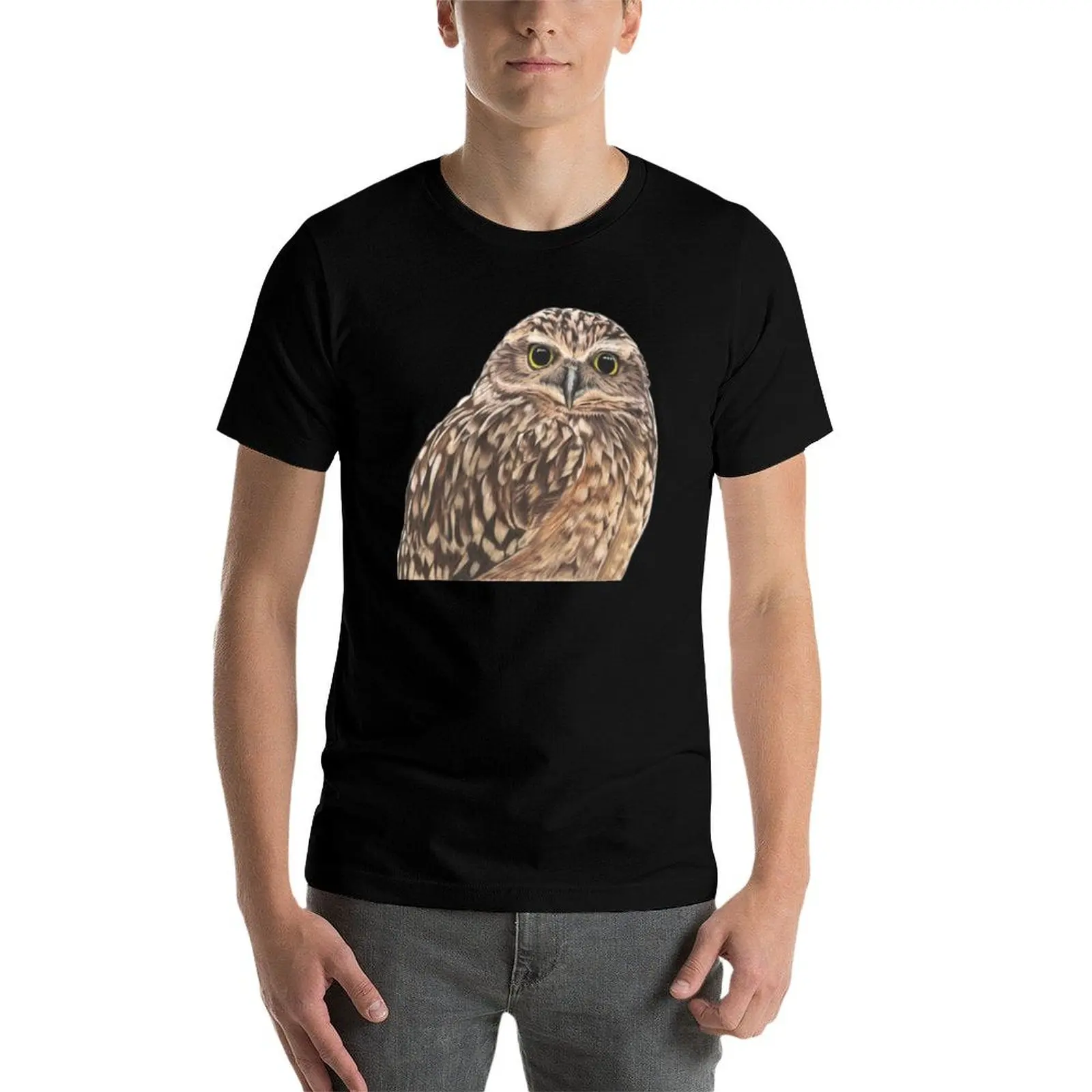 البومة للقمصان تي شيرت نتوء للقمصان الصغيرة تي شيرت تي شيرت رجل رجل قمصان الرجال خمر الرسم القطن رجل t