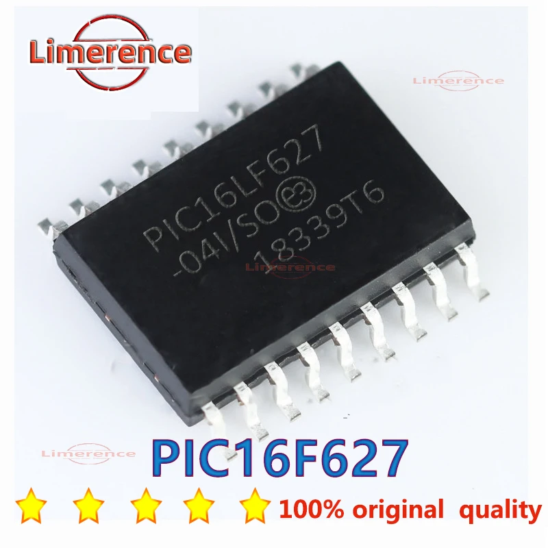 3pcs/lot PIC16F627-20I/SS SSOP-20 IC MCU 8BIT 1.75KB FLASH 20SSOP PIC16F627T-20I-SS 627 PIC16F627-20ISS PIC16F627T-20I/SS PIC16F