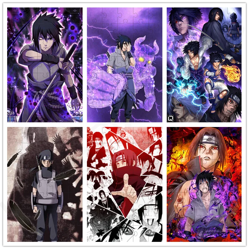 

Anime Naruto Jigsaw Puzzle Uchiha Itachi Sasuke Shisui Pictures Jigsaw 35/300/500/1000 Pcs Puzzle Jigsaw Manual Diy Family Gifts