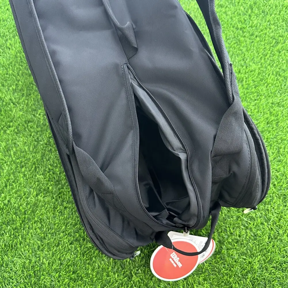 Wilson Noir Tour Tennis Backpack - Holds Up To 12 Rackets Large Capacity Tennis Bag 