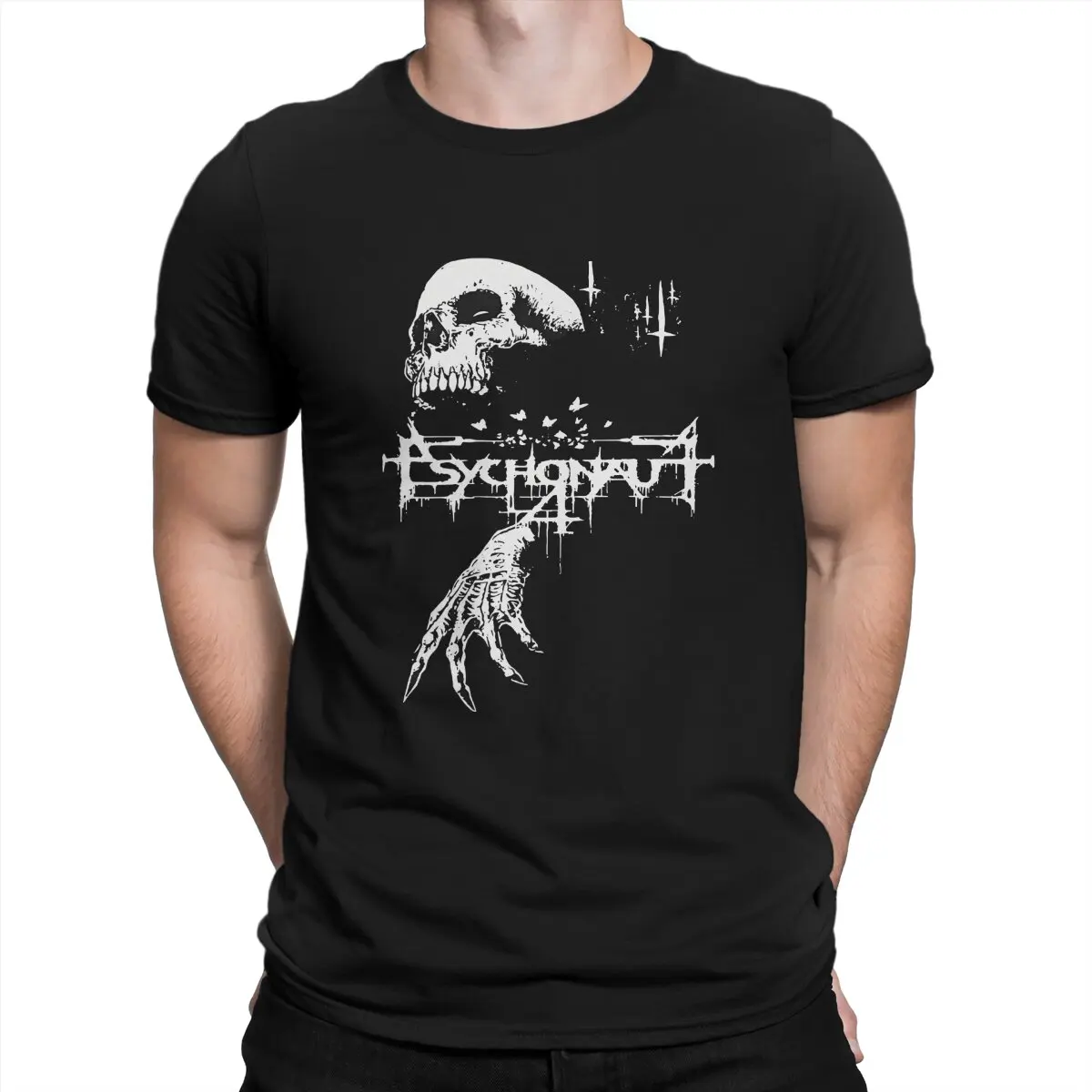 Psychonaut 4 P4 Men's TShirt Death Rock Fashion T Shirt Harajuku Sweatshirts Hipster