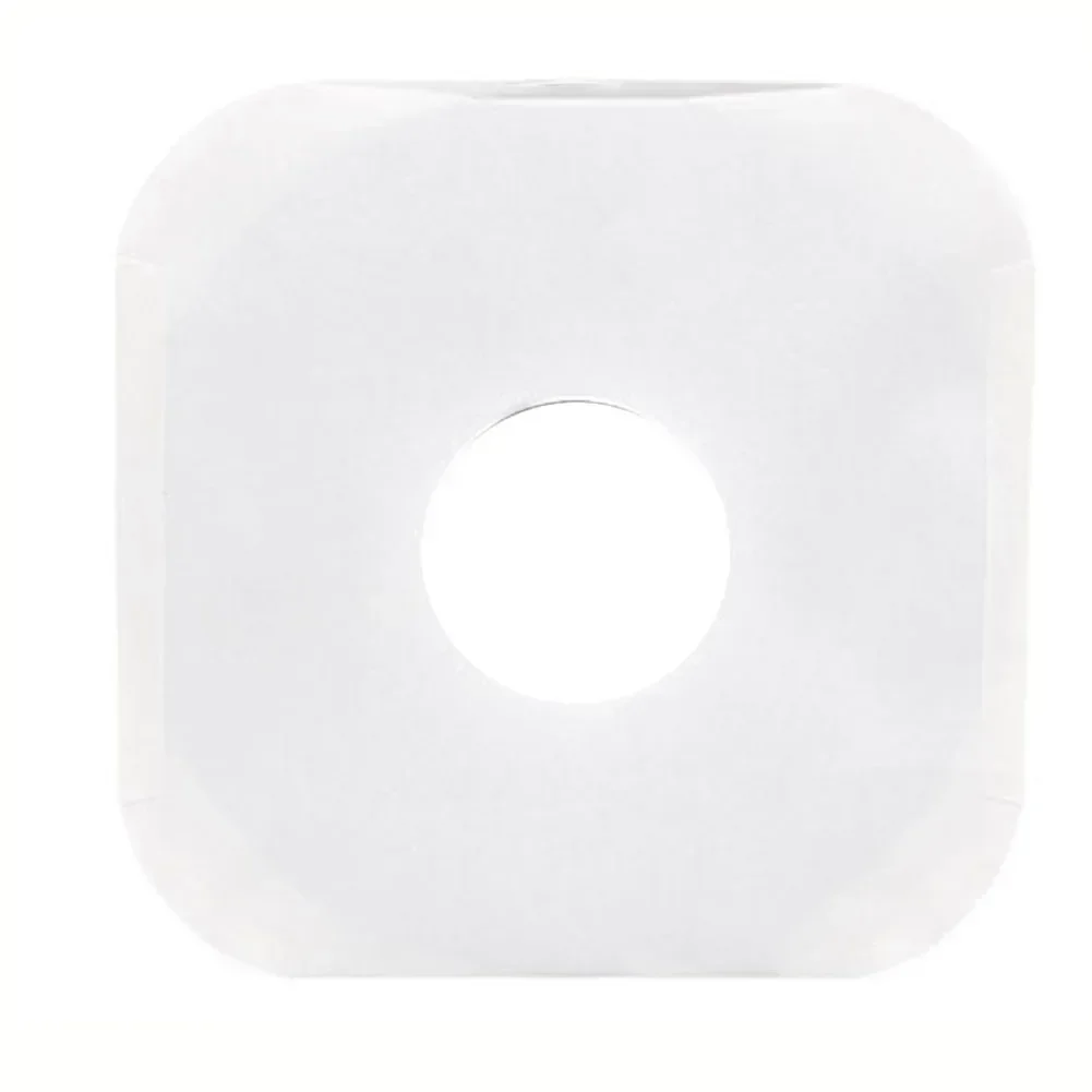 Fundas interiores para discos de vinilo, protectores de bolsa interior antiestáticos de papel Kraft blanco para discos, corno redondeado con agujero, 7/10/12 pulgadas, 20 piezas