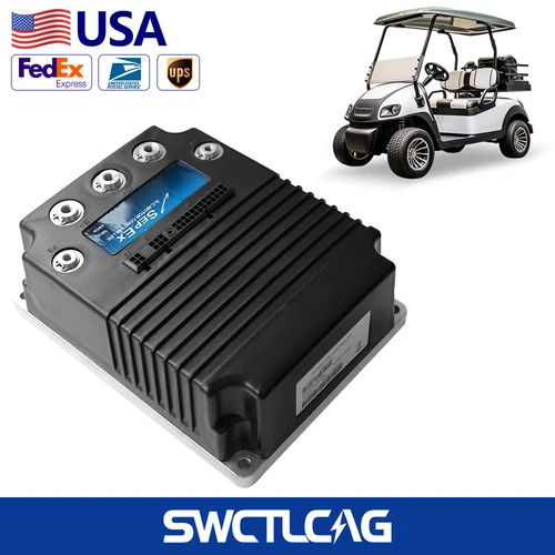 Imagen 2 del producto Controlador de Motor Sepex de 48V, 400A, 0-5KΩ CC, para Curtis Ezgo Club Car Yamaha 1999-UP, carrito de Golf, vehículo eléctrico 1268-5403