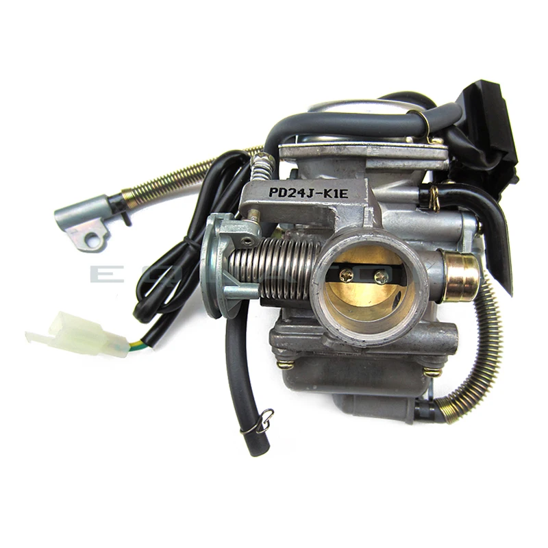 PD24 24mm Carburetor Fit GY6 125cc 150cc Scooter Moped ATV Go Kart Buggy QMB 152QMI 157QMJ Engine Carb