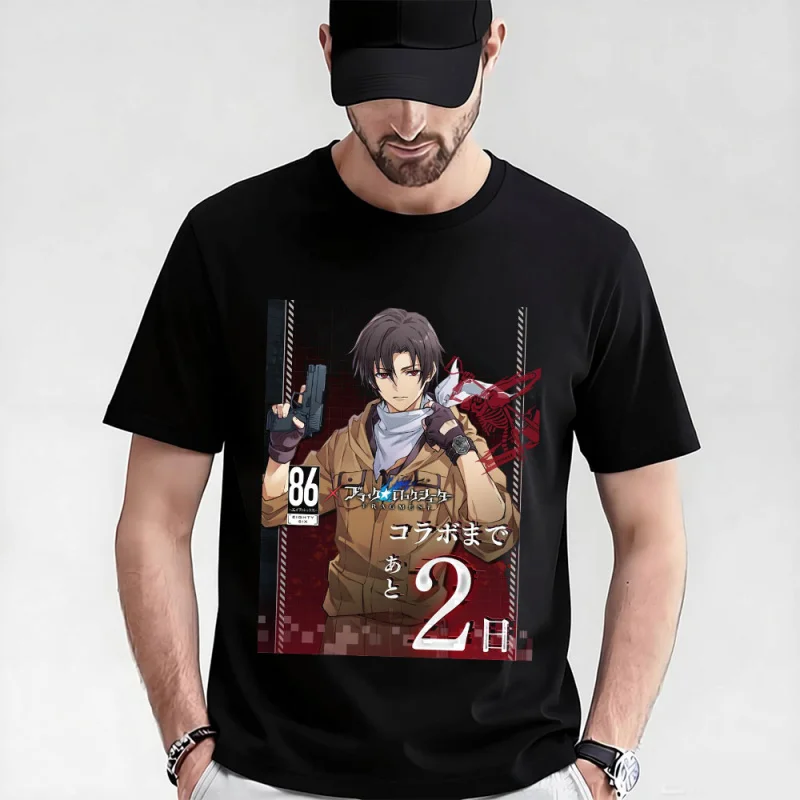 

86 Eighty Six Gift t shirt Japan Manga Graphic Tee 60526 Anime Y2K Clothes Short Sleeve All size Tops S-6XL Cartoon Streetwear