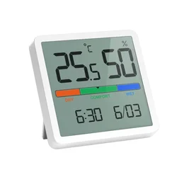 Electric Hygrometer Indoor Room Tempera Foldable Cooking Kitchen Digital Thermometer