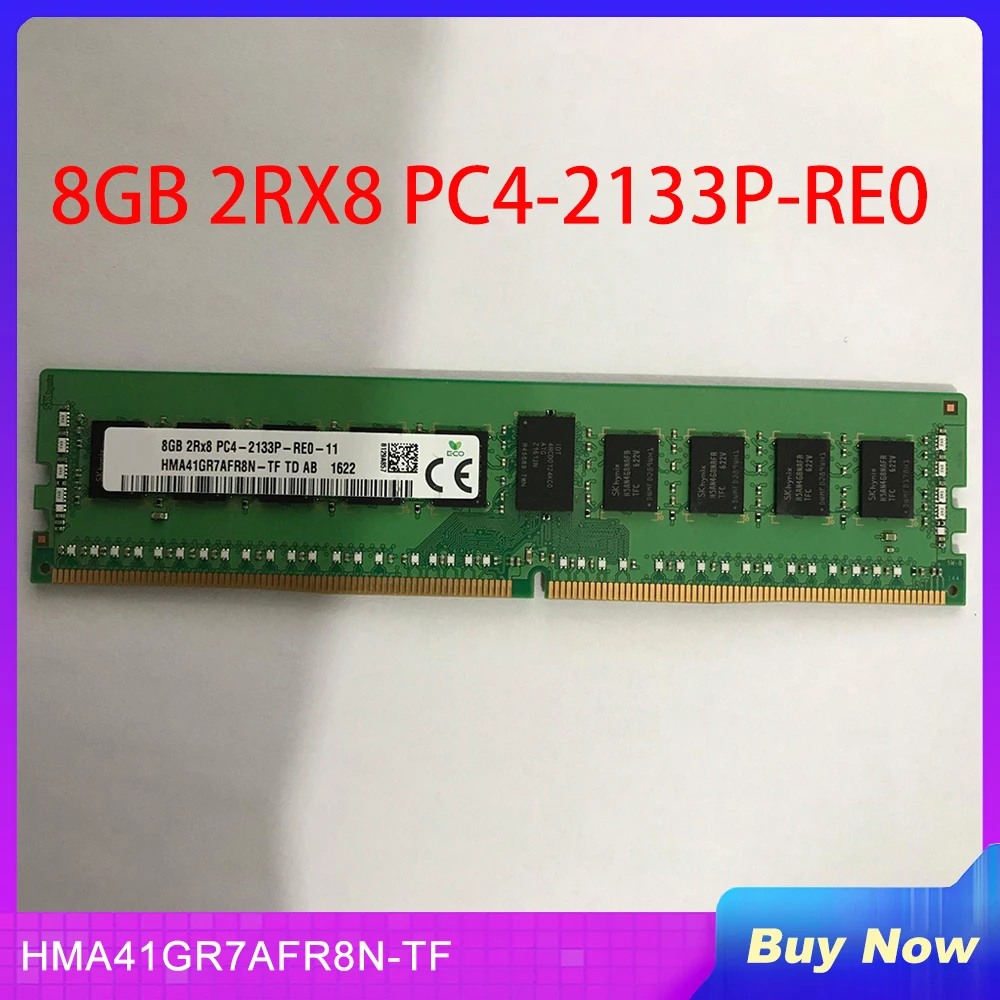 

1 PCS Server Memory For SK Hynix RAM 8GB 8G 2RX8 PC4-2133P-RE0 HMA41GR7AFR8N-TF