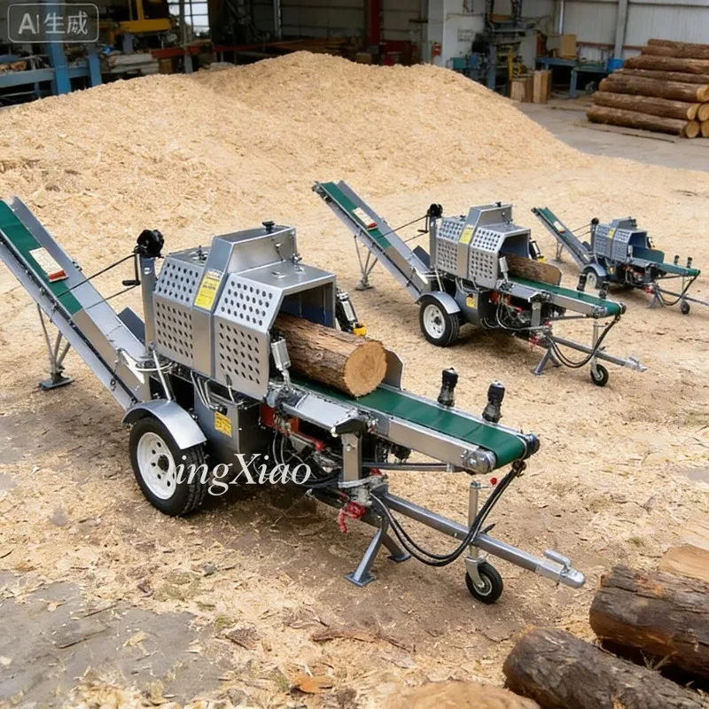 FOB Quiet Log Splitter 15 Ton Portable Wood Cutting Tool Eco Friendly Firewood Processor For Residential Garden Use Customize