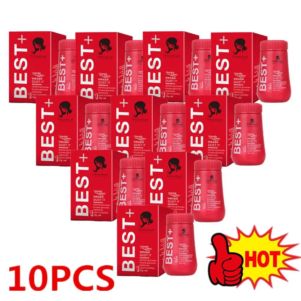 10Pcs Mattifying Powder Increases Hair Volume Captures Haircut Unisex Modeling Styling Fluffy Hair Powder Absorb Grease