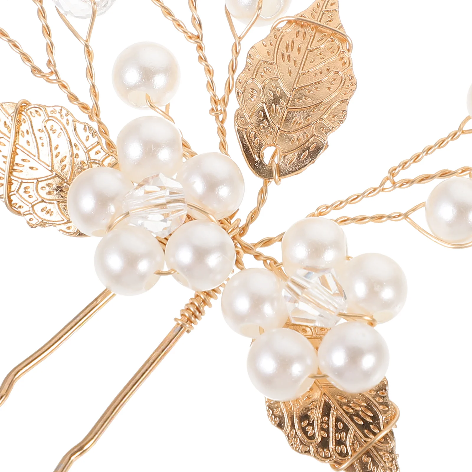 

6Pcs Bridal Hair Accessories Wedding Hair Pins Pearl Rhinestone Pins Chic Headpieces for Bride and Bridesmaids