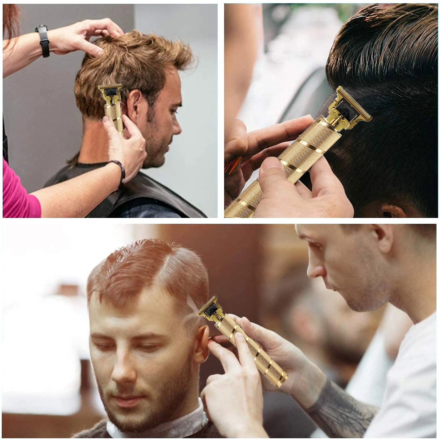 Máquina de cortar cabelo t9 para homens máquina de corte de cabelo profissional barbearia aparador de barba de cabelo elétrico barbeador masculino dragão cortador de cabelo