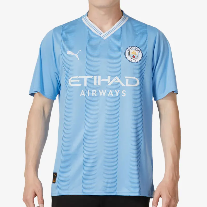 

Оригинальная новая мужская футболка Puma для болельщиков Manchester City с короткими рукавами 770438-01