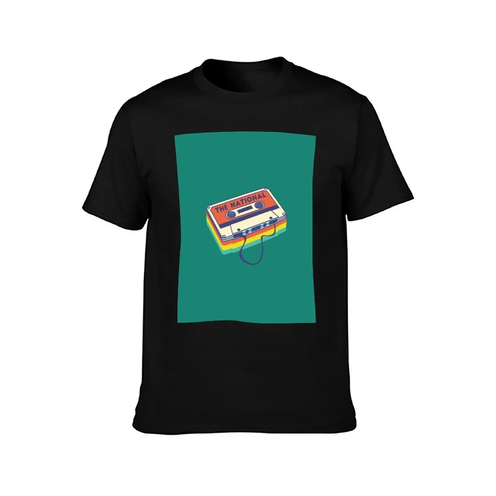 The National Band Logo Cassette Deck T-Shirt t shirt man casual T-Shirt