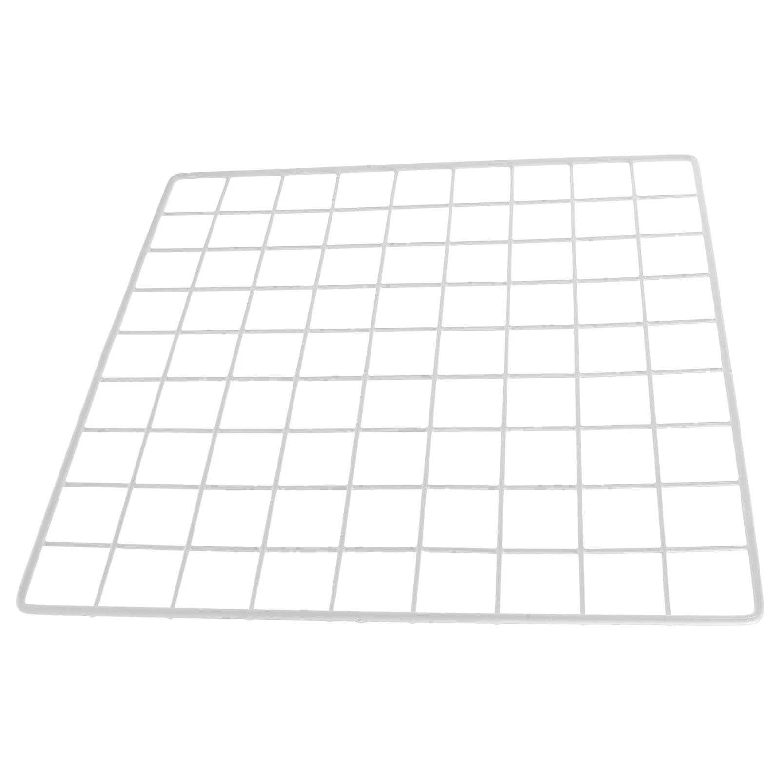 

Photo Grid Wall Net Iron Wire Sturdy Design for Kindergarten Supermarket Storage Wire Grid Panel Photo Display Rack