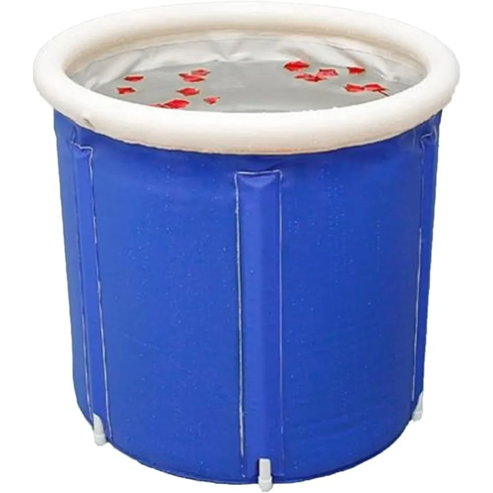 

Inflatable Portable Bathtub, Collapsible Ice Bath Tub for Athletes, Foldable Bathtub, Travel Plastic Bath Tub, Portable Soaking