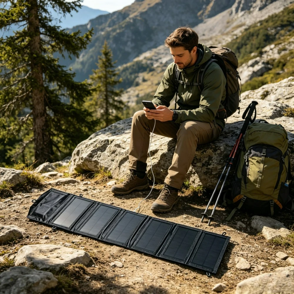 折りたたみ式-70-ワット-100-ワットソーラーパネル充電器屋外発電所用ポータブル防水デュアル-usb-高速充電キャンプハイキング