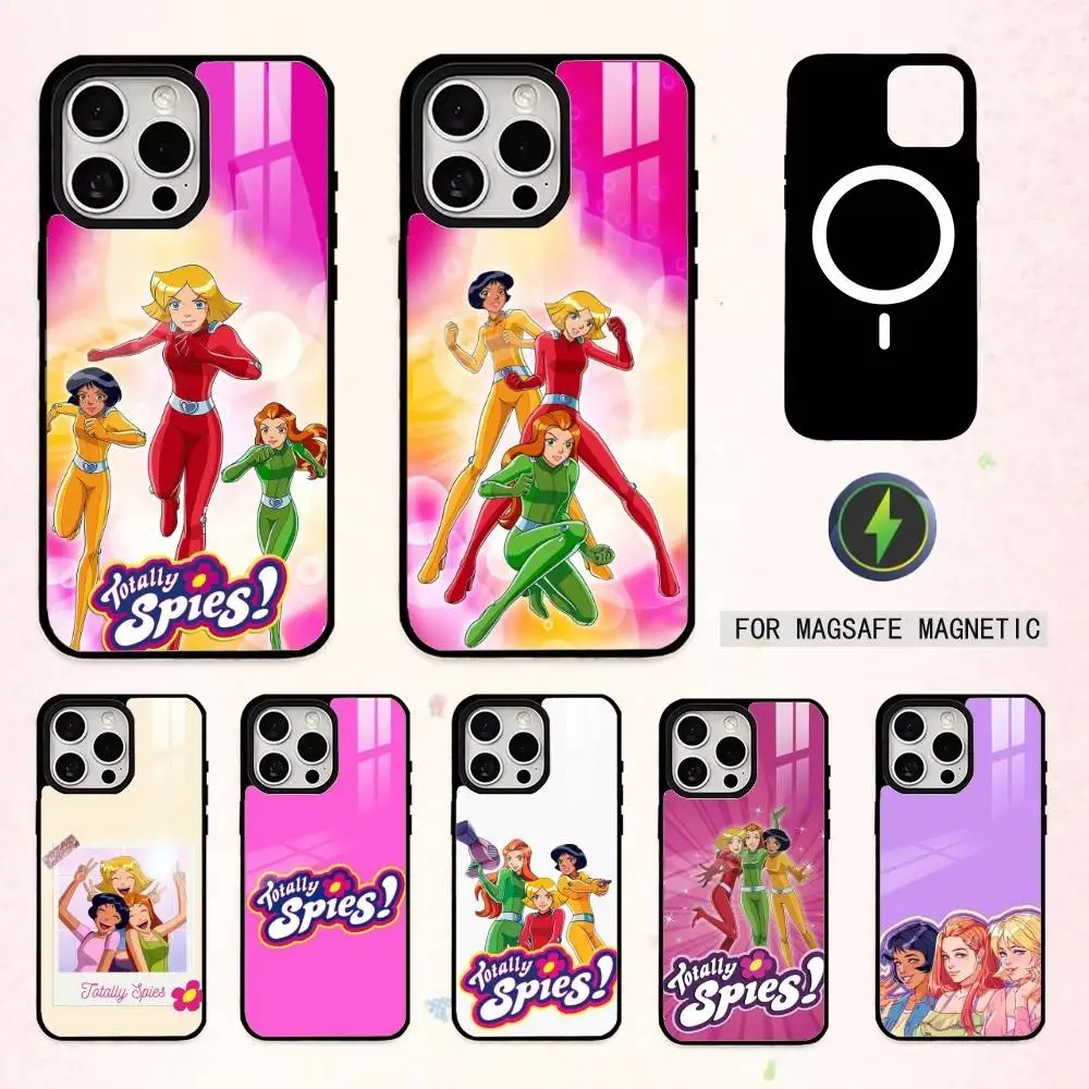 

1PC S-Stylish T-Totally S-Spies Phone Case For iPhone17,16,15,14,13,12,11 Plus,Pro Max Magnetic For Magsafe Wireless Charging