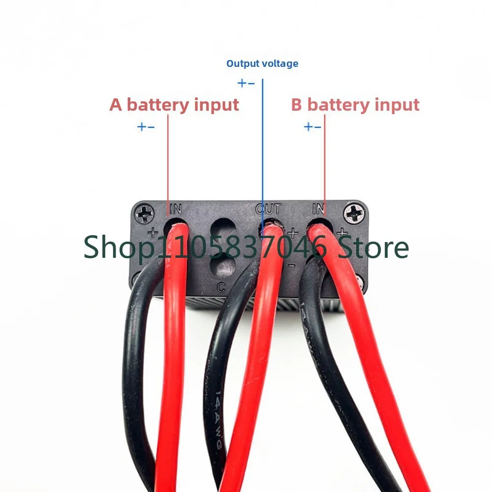 Dual Battery Parallelizer 10-100V Electric Vehicle Drone Dual Battery Adapter Connection 20-120A