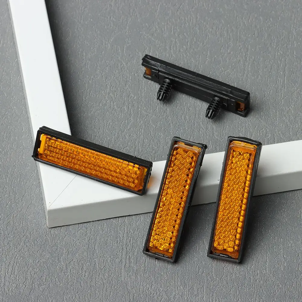 

4 шт./компл., безопасный светоотражающий ночной велосипед, педаль для горного велосипеда, отражатель, аксессуары для педалей, велосипедная педаль, отражатель для ног