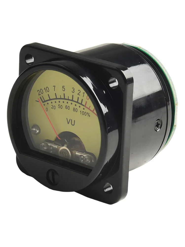 For Audio Testing Chassis Hole Diameter About 44.8mm Power Meter Backlight Meter ABS And Metal Material DC Current 500uA