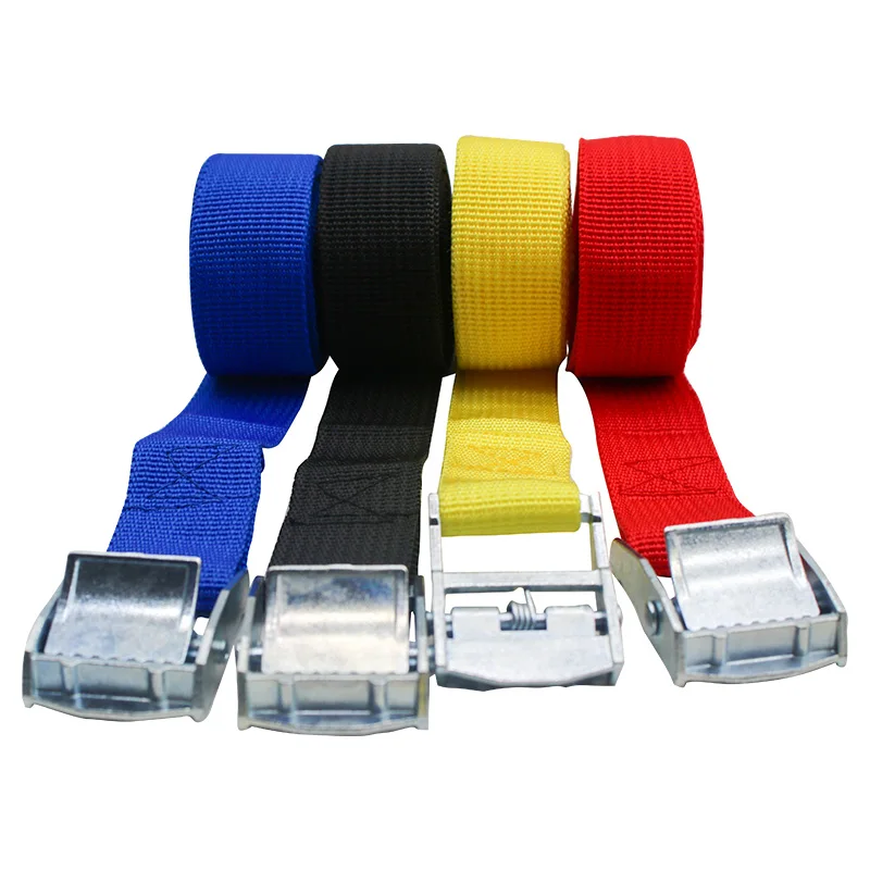 5M Buckle Tie-Down Belt Cargo Straps Pressure Buckle Straps Adjustable Heavy Luggage Fixing Lifesaving Defens Buckle Safety Rope