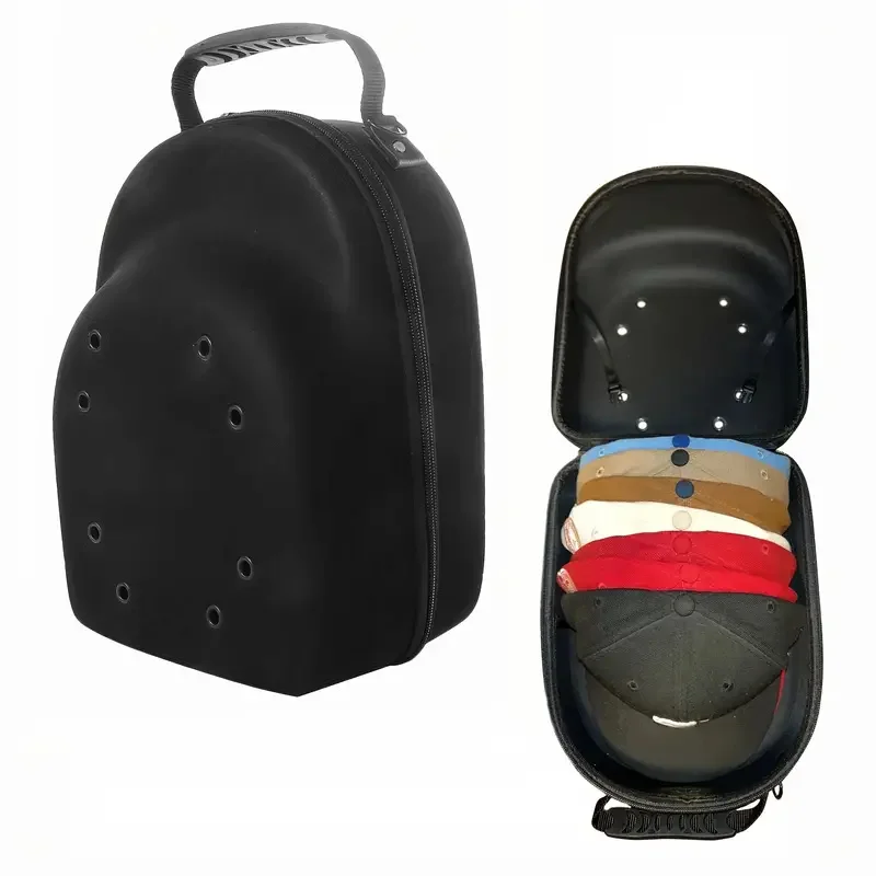 Hat Travel Bag Baseball Cap Case Sport High Quality Storage Box Display EVA Carrying Bags Solid Color Unisex Baseball