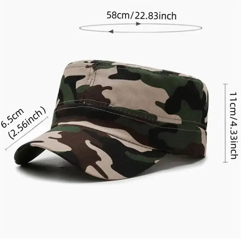 Camouflage Baseball Cap Summer Flat Caps Classical Cap Hat Mens Outdoor Sport Caps Adult Caps