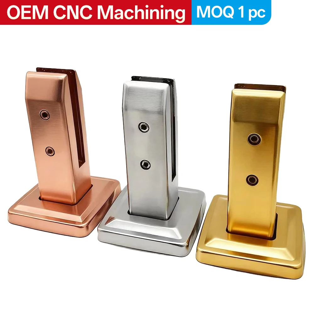 Custom Modern Glass Balustrade Pool Fencing Stainless Steel Aluminum Alloy Iron Brass Plastic Components Double-Layer Glass Plug