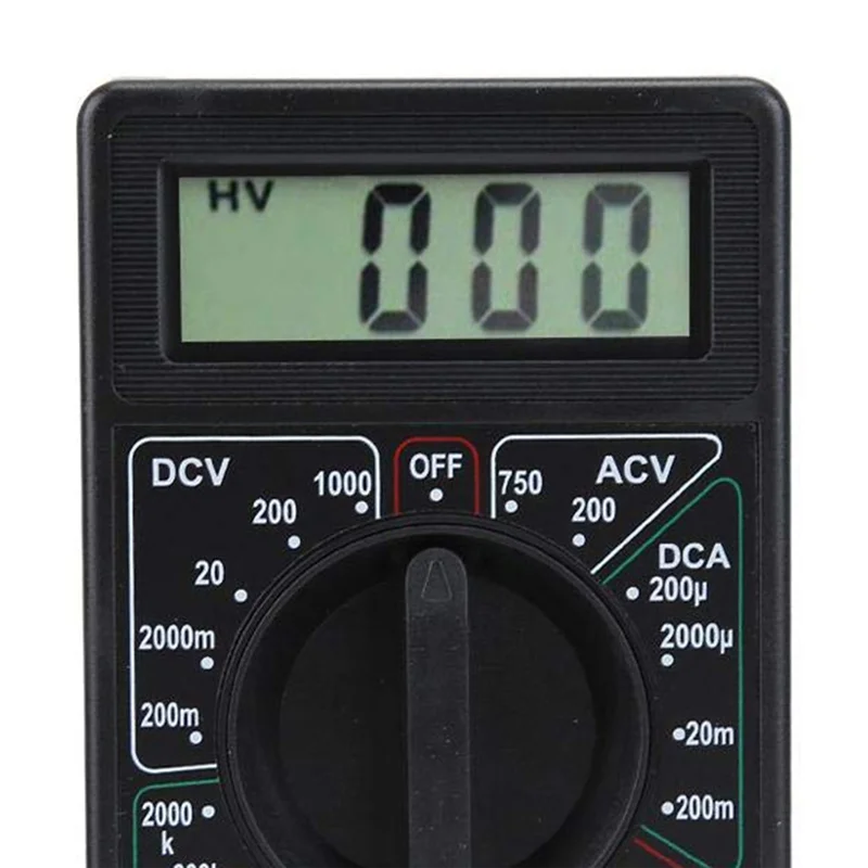 A76G-DT830B LCD Digital Multimeter Electrical Voltmeter Ammeter Handheld Meter Digital Multimeter