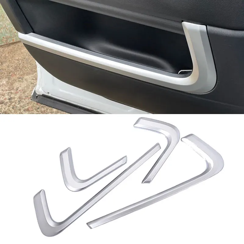 

For Land Rover Range Rover Sport 2014 2015 2016 2017 2018 2019 ABS Chrome Car Interior Door Strip Decor Trim