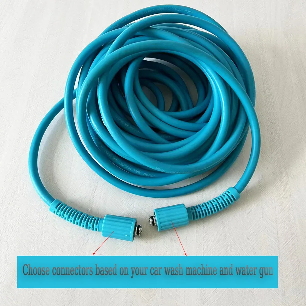 0.5~30M High Pressure Washer Hose Pipe With Extension Joint Connect High Pressure Wash Gun Machine Hose Flexible Cleaning Hose