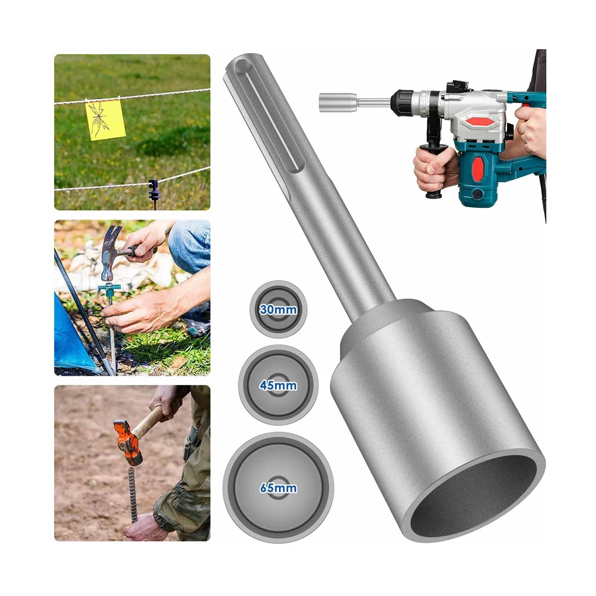 ドリルビットソケット,頑丈,45mm,耐摩耗性,耐摩耗性