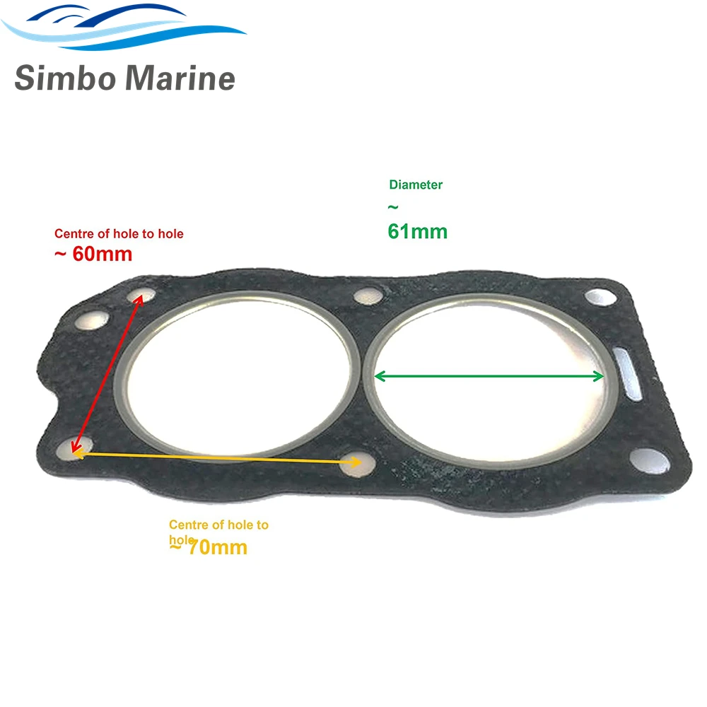 330818 Head Gasket For Johnson Evinrude 9.9 10 14 15 HP Outboard 320533 318914 Sierra 18-2963