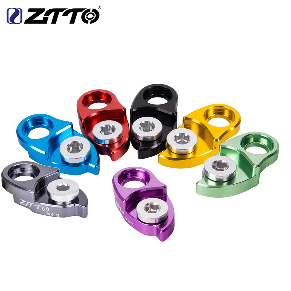 ZTTO MTB Mountain Bike Road Bicycle Rear Hanger Derailleur Extension hook Extender for Parts 11 42 46 50 52t Cassette Colorful