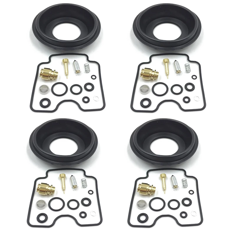 

4set for Bandit 1200 GSF1200 GSF1200S 2001-2005 GSF 1200 Motorcycle carburetor repair kit plunger diaphragm rubber