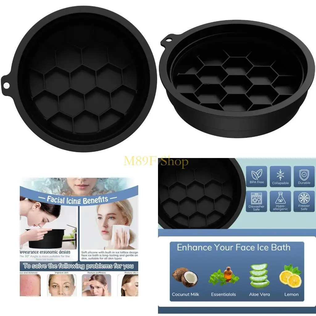 M89F ICE FACIALS WARKBASIN Làm mát Ice Face Silicone Face Bowl
