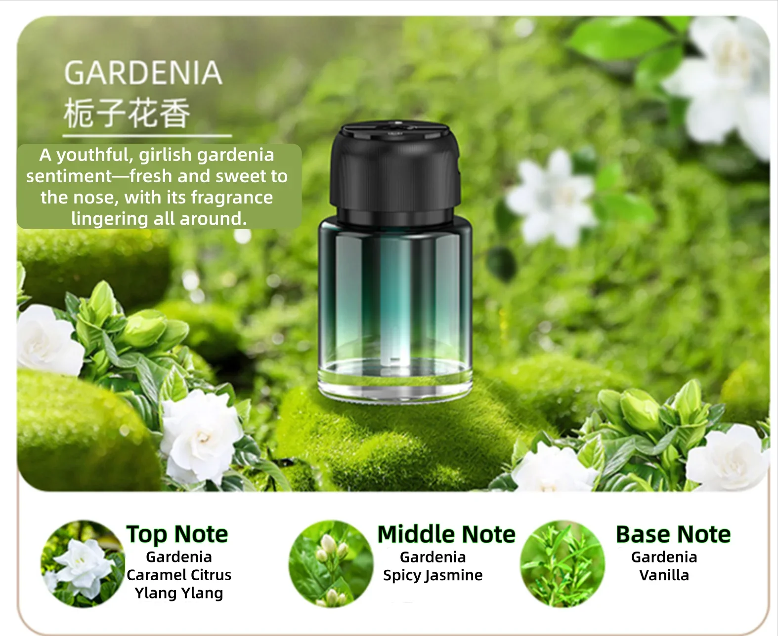 Large Capacity Smart Car Aromatherapy Diffuser Car Humidifier Car Air Freshener For Removing Odors Household Aroma Diffuser