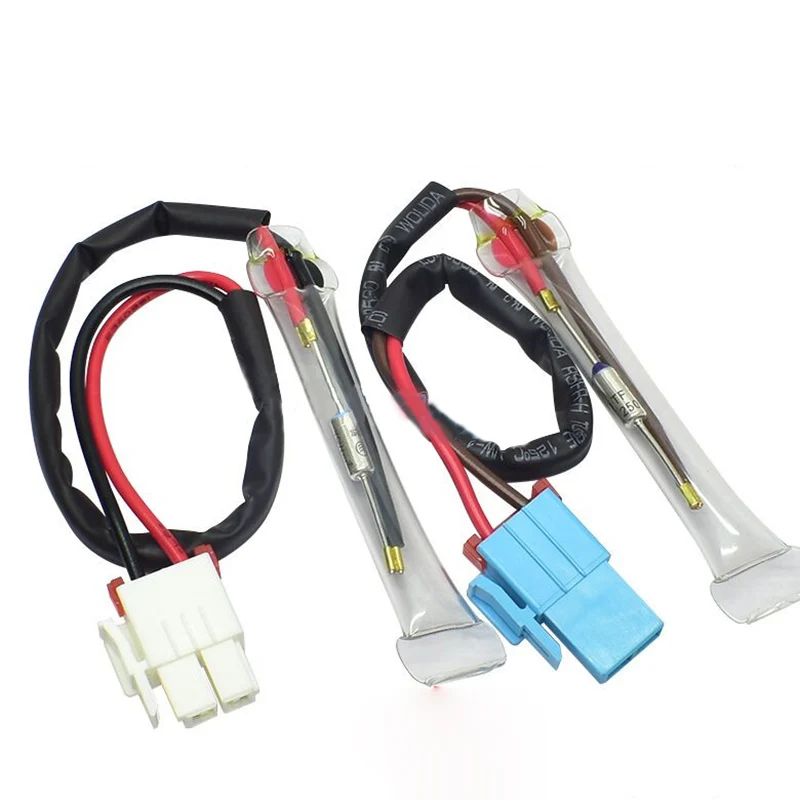 2Pcs Fridge Refrigerator Defrosting Sensor Temperature Sensor Probe For Samsung Double door Freezer 110 Degree Parts Accessories