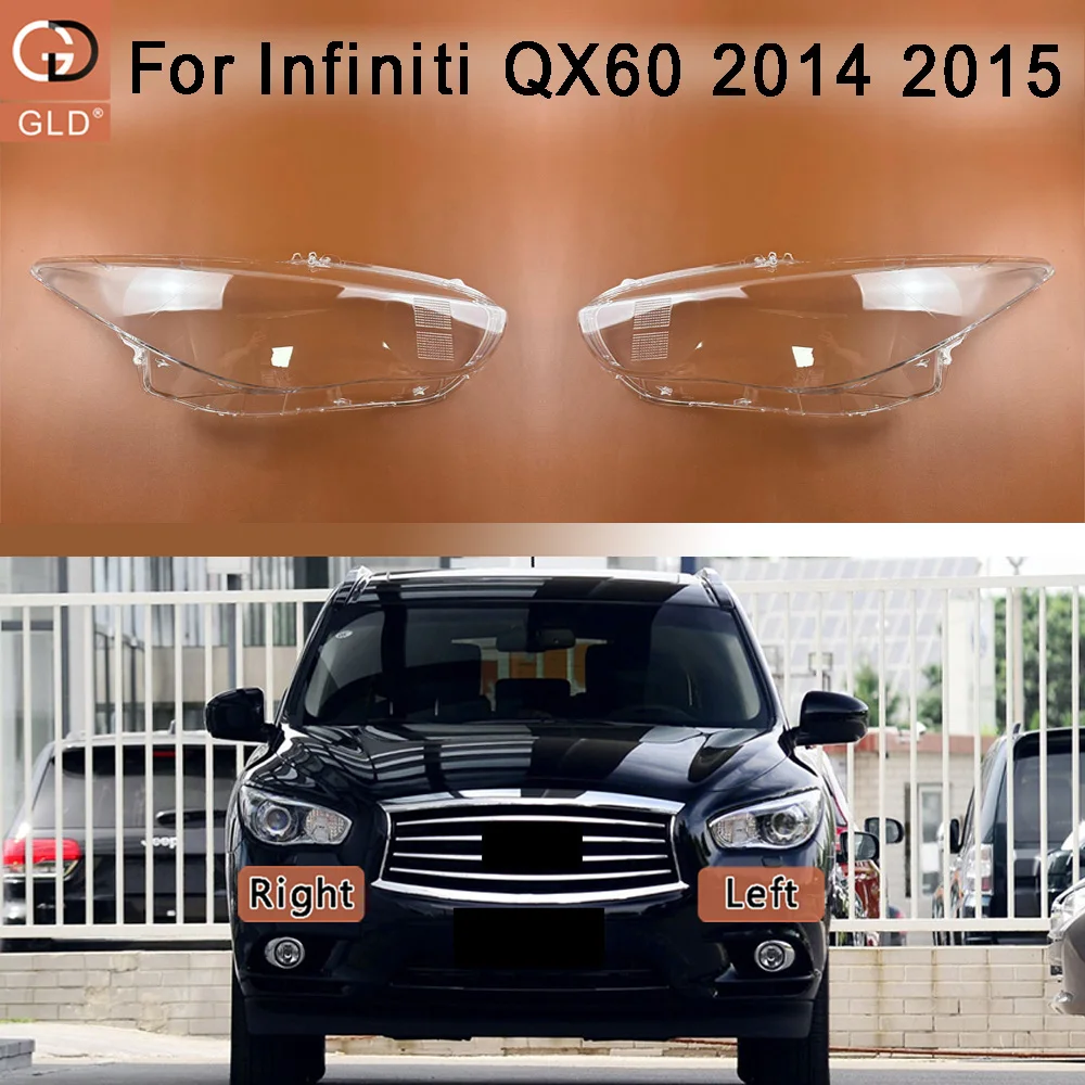 Scheinwerfergehäuse Lampenschirm für Infiniti 2014 2015 QX60 Linse Transparente Scheinwerferabdeckung Plexiglas Auto-Ersatzteile