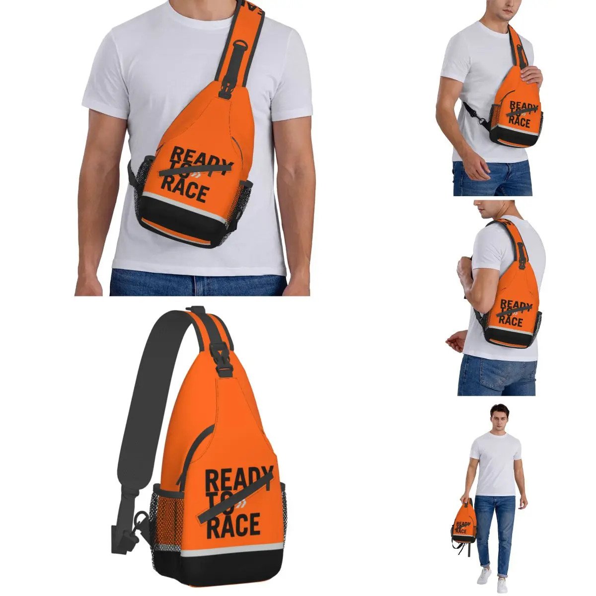 Motore pronto per la corsa Enduro Sling Bag petto Crossbody spalla zaino escursionismo all'aperto zaini modello borsa