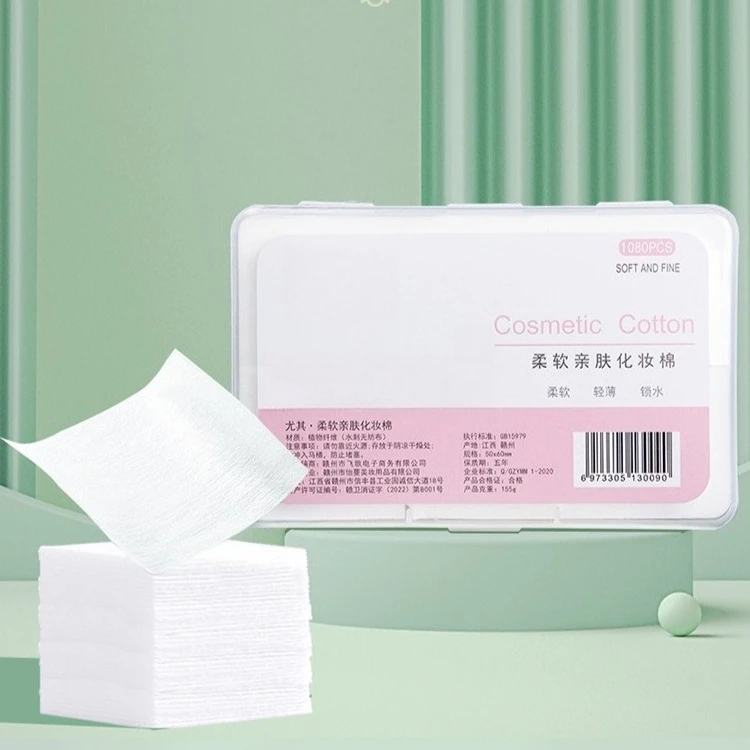 

1000pcs Extra Thick Facial Cotton Pad 50*60mm Disposable Soft Makeup Remover Pads