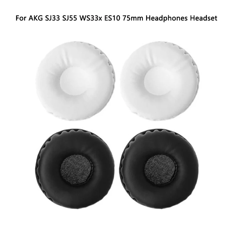 1Pair Earpads Ear Cushion Replacement for Audio Technica ATHWS50 SJ3 SJ33 SJ5 SJ55 ES7 ESW9 ESW10 JVC S500 Headphones Headset