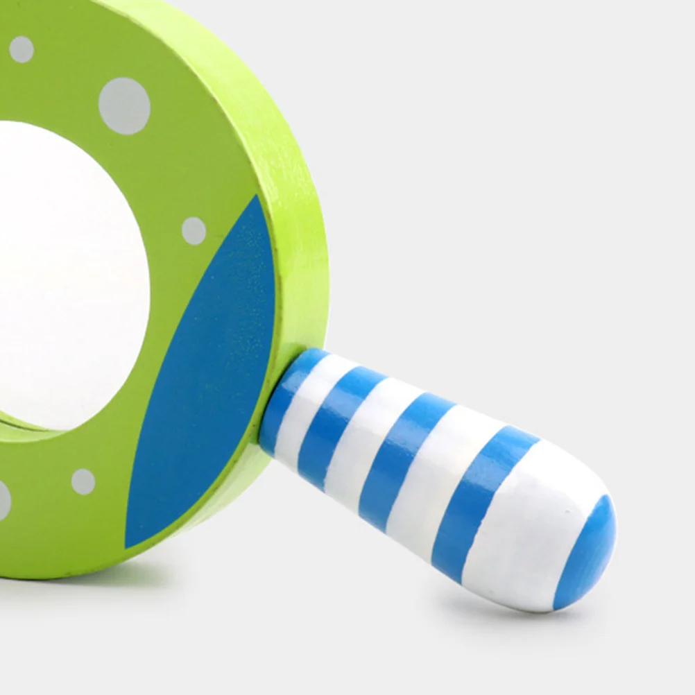 แว่นขยายไม้ สีสันสดใส ของเล่นเสริมพัฒนาการเด็กเล็ก ฝึกกล้ามเนื้อ ช่วยในการเรียนรู้