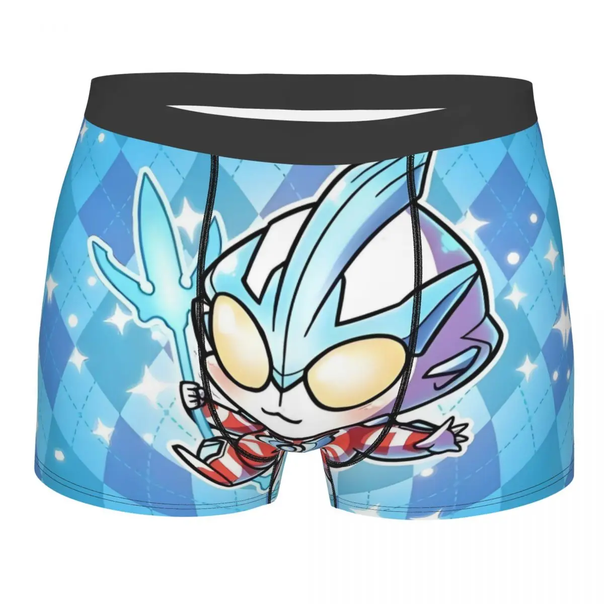 

Пользовательские шорты-боксеры Chibi U-Ultramanes для Homme, классическое нижнее белье с 3D принтом, трусы, дышащие трусы